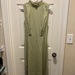 Prettygarden Sleeveless Green Dress